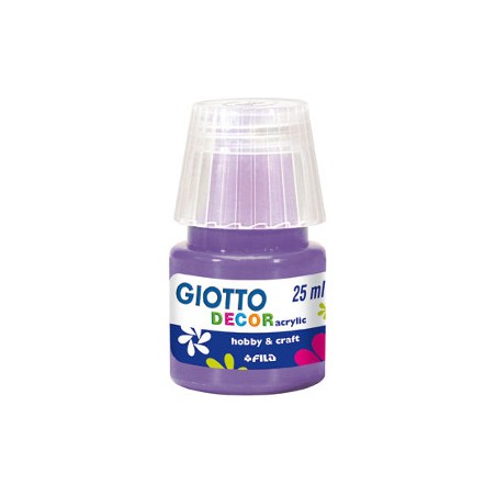 1 - FILA Colori a Tempera GIOTTO Decor Acrilici 25 mL Violetto 538119