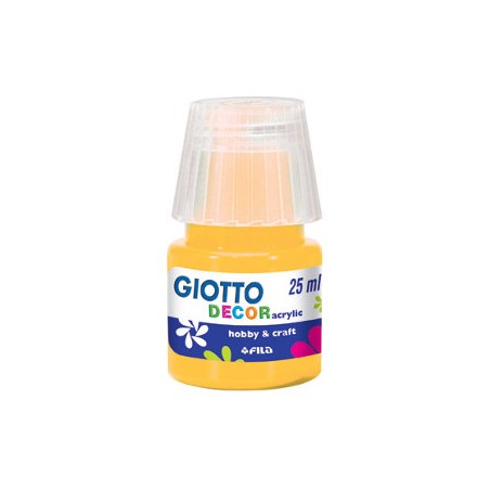 1 - FILA Colori a Tempera GIOTTO Decor Acrilici 25 mL Giallo Oro 538103
