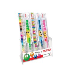 1 - Espositore 24 pz righe Fantasy multicolore 30 CM Arda 28930DESP