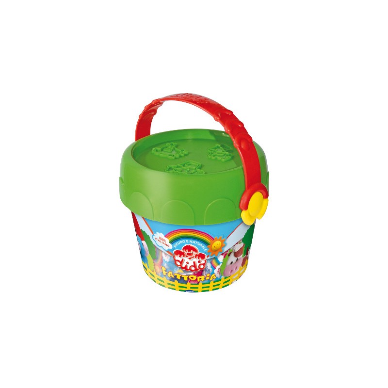 Didò Secchiello Fattoria set pasta modellabile 8 salsicciotti con accessori 342400