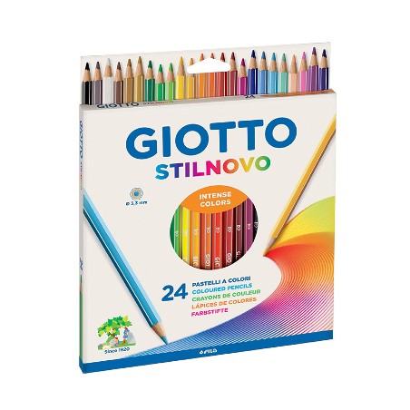 1 - FILA Colori pastello Giotto Stilnovo assortiti 24 pz 2566