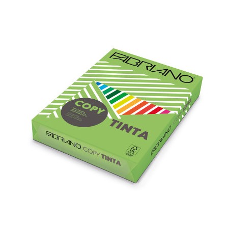 1 - FABRIANO  100 fogli Carta fotocopie Copytinta A4 200gr verde pisello 65821297