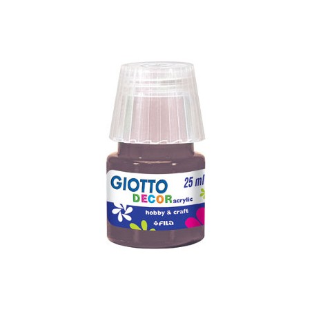 1 - FILA Colori a Tempera GIOTTO Decor Acrilici 25 mL Seppia 538122