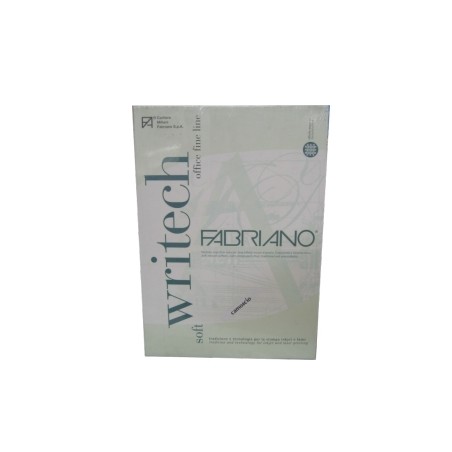 1 - FABRIANO Risma A4 da 100 Fogli Writech Soft Camoscio