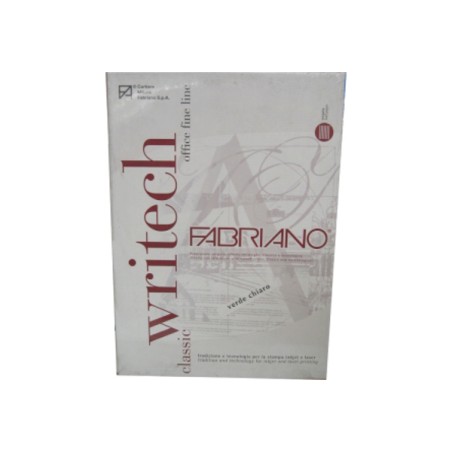 1 - FABRIANO Busta 11x22 per Lettere Writech Classic Verde 25 Pezzi