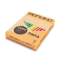 1 - FABRIANO  100 fogli Carta fotocopie Copytinta A4 200gr albicocca 64721297