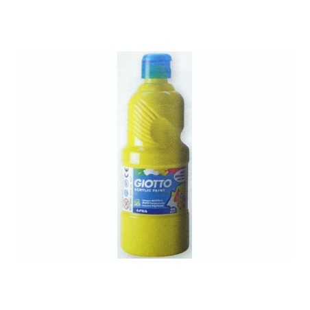 1 - FILA Colori a Tempera GIOTTO Acrilici 500 mL Giallo 5337