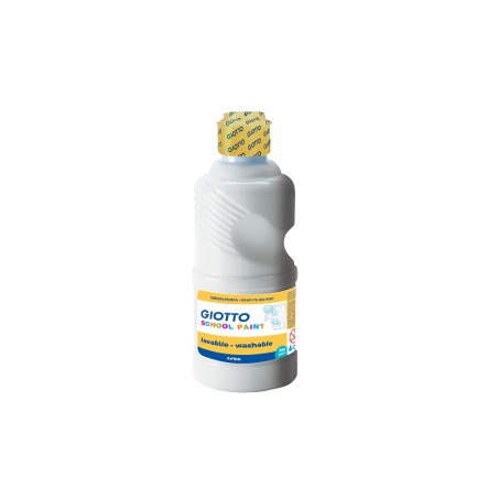 1 - FILA Tempera SCHOOL PAINT Pronta GIOTTO Flacone da 250 mL Bianco 5308