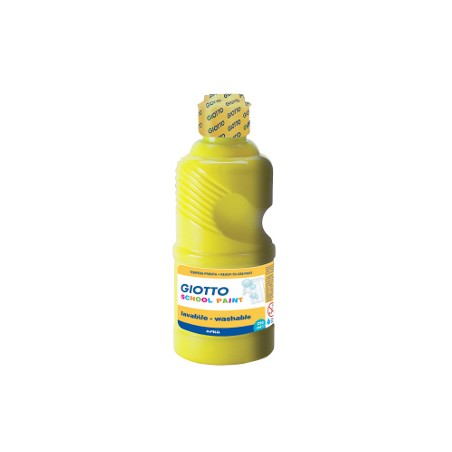 1 - FILA Tempera SCHOOL PAINT Pronta GIOTTO Flacone da 250 mL Giallo Primario 5308