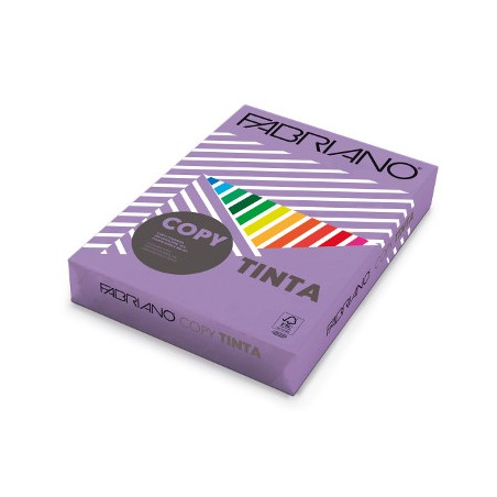 1 - FABRIANO  250 fogli Carta fotocopie Copytinta A4 160 gr violetto 62216021