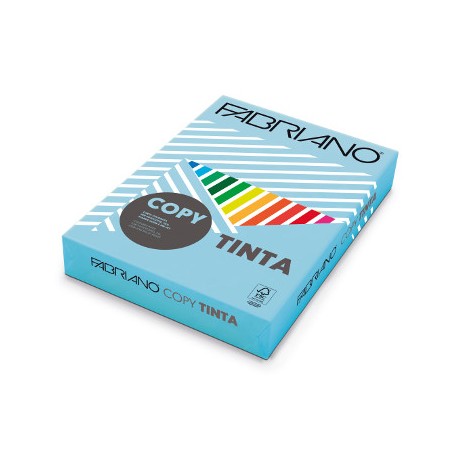 1 - FABRIANO  250 fogli Carta fotocopie Copytinta A4 160 gr cielo 62316021