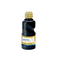 1 - FILA Tempera SCHOOL PAINT Pronta GIOTTO Flacone da 250 mL Nero 5308