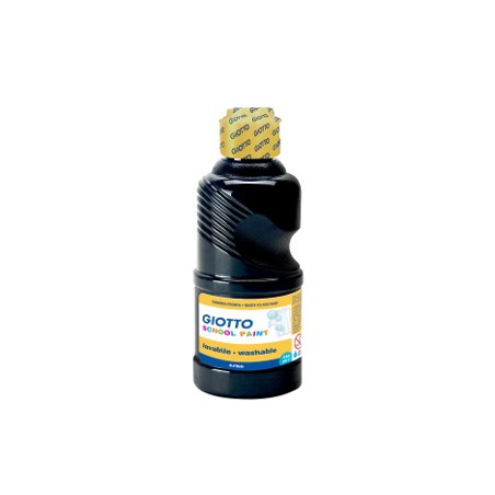 1 - FILA Tempera SCHOOL PAINT Pronta GIOTTO Flacone da 250 mL Nero 5308