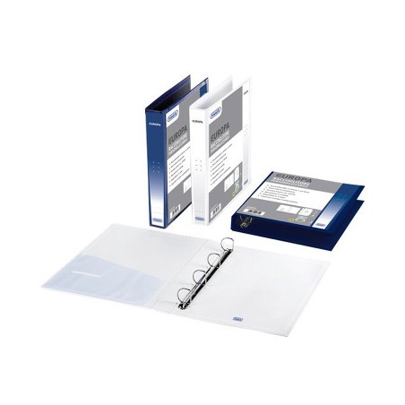 1 - Raccoglitore Personalizzabile Europa Favorit A4 4 Anelli D 50 Mm Blu 460470