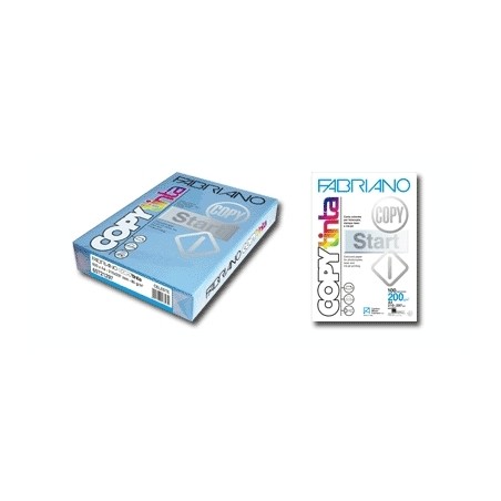 1 - FABRIANO  100 fogli Carta fotocopie Copytinta A4 200gr blu 66521297