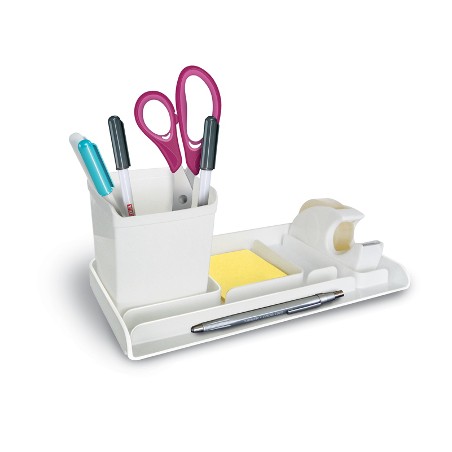 1 - Arda Set cancelleria Mydesk vuoto colore bianco