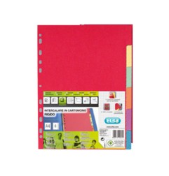 1 - FAVORIT  Divisori A4 6 colori in cartoncino Favorit 204883