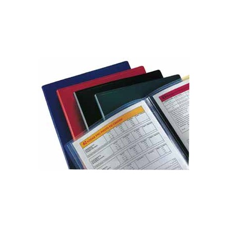 1 - Portalistini soft Sviluppo A4 Favorit colore nero 20 bustine antiriflesso 460248