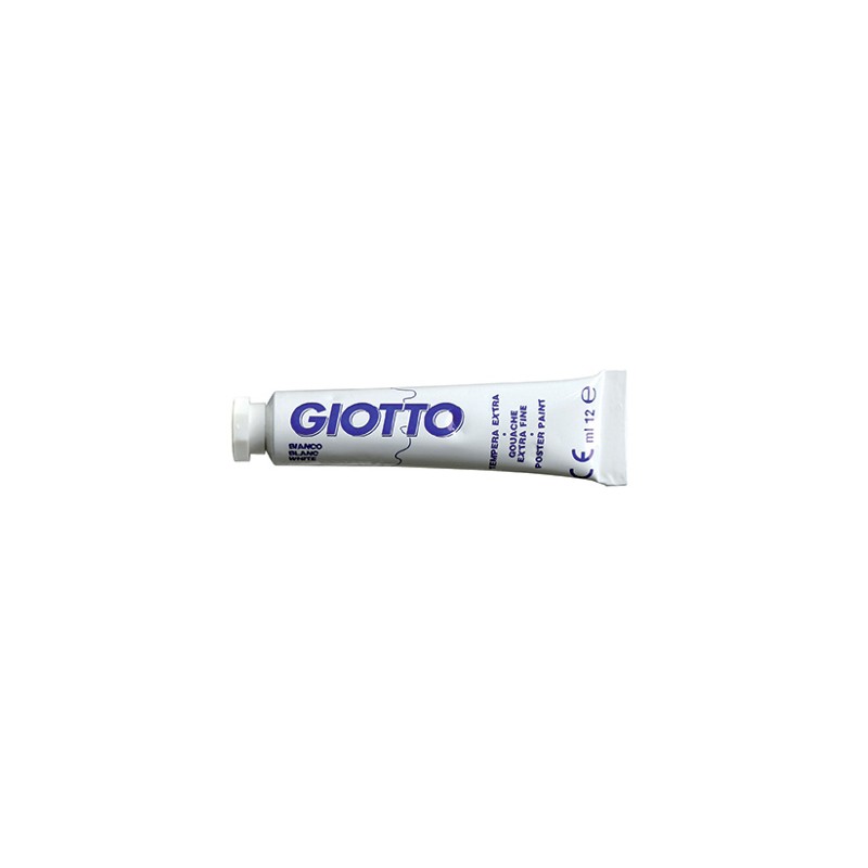 FILA Colore a Tempera GIOTTO Tubetto 12 mL Bianco 01 3520