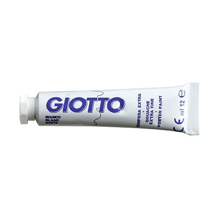 1 - FILA Colore a Tempera GIOTTO Tubetto 12 mL Bianco 01 3520