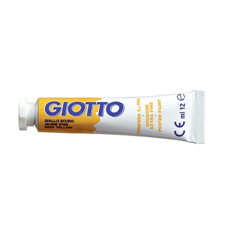 1 - FILA Colore a Tempera GIOTTO Tubetto 12 mL Giallo Scuro 04 3520