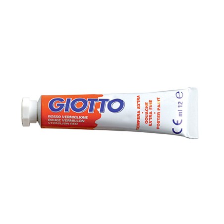 1 - FILA Colore a Tempera GIOTTO Tubetto 12 mL Vermiglione 07 3520
