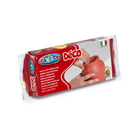 1 - Pasta per modellare Carioca Deco' terracotta 500 gr 30996/21