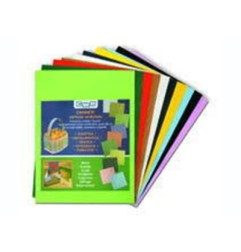 1 - CWR 10 fg cartoncino ondulato cannete' colori ass. 50x70cm 2205