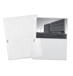 1 - BUSTA MULTIFOTO 21x15 -2 tasche -bl.10pz  FAVORIT TOP LISCIA 100460152