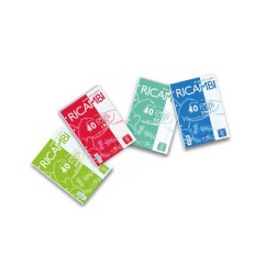 1 - PIGNA Ricambi forati a5 1rigo 80gr quaxima 40fg 80gr  62904