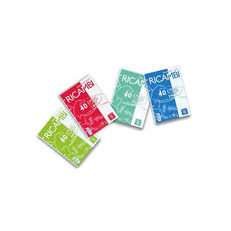 1 - PIGNA Ricambi forati a5 1rigo 80gr quaxima 40fg 80gr  62904