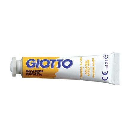 1 - FILA Colore a Tempera GIOTTO Tubetto 21 mL Giallo Scuro 04 3550