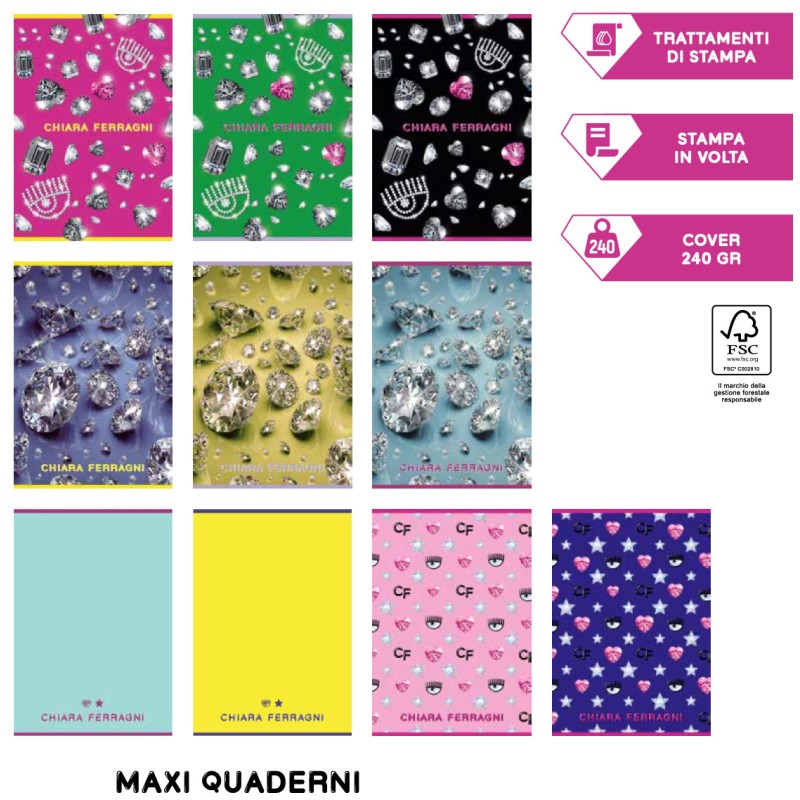 CHIARA FERRAGNI 2023 MAXI 21/1R -10pz PIGNA 0232674