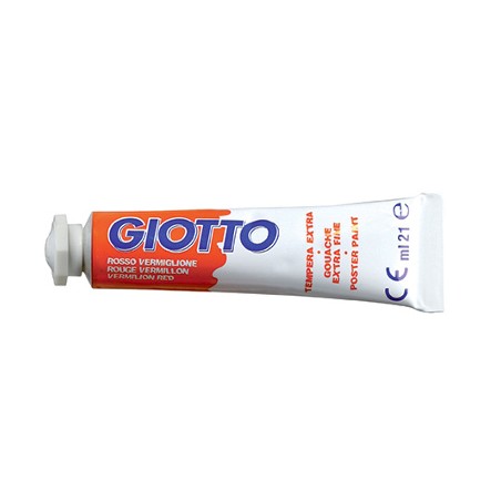 1 - FILA Colore a Tempera GIOTTO Tubetto 21 mL Vermiglio 07 3550
