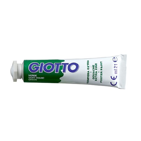 1 - FILA Colore a Tempera GIOTTO Tubetto 21 mL Verde Brillante 12 3550