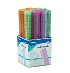 1 - Righello colorato Fila Lyra 15 cm. - 100 pz.  N95000