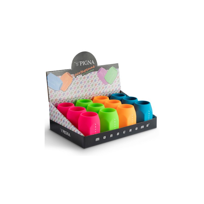 PORTAPENNE PIGNA MONOCROMO IN SILICONE - 0232955