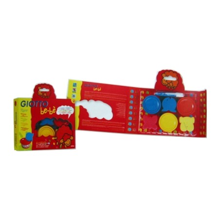 1 - FILA 3 pezzi Set colori a dita Giotto Be-be' 100 ml 4607