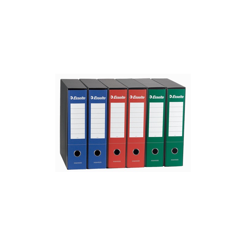 Esselte Registratore d'archivio con custodia protocollo d.8 rosso G75 390775160
