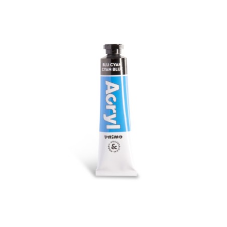 1 - MOROCOLOR PRIMO Tempera ACRYL Acrilica Tubetto 18 mL Ciano 405R501