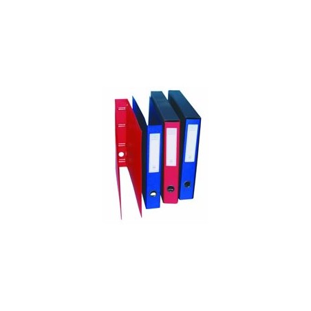 1 - ACCO Raccoglitore 4 anelli con custodia 24x12 cm - Rosso