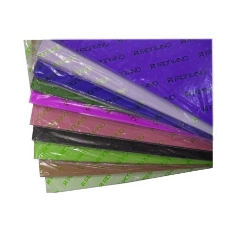 1 - FABRIANO  FABCOLORE Carta Da Disegno 70x100 10 fogli - Fucsia 46303243