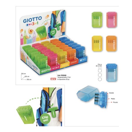 1 - TEMPERAMATITE GIOTTO 3in1 -30pz 232100