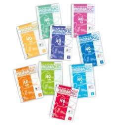 1 - PIGNA Ricambio rinforzato  con banda trasp. A4 80 gr 1r 219459