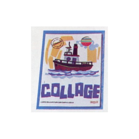 1 - CWR Album COLLAGE 6 Fogli Carta Lucida Ritagliare Incollare 24x34 701/6