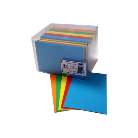 1 - 100 pz Biglietti + busta 5 colori forti 4 7x11  375