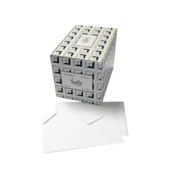 1 - 100 pz Biglietti + Busta per Lutto, f.to 9 9x14 cm 702