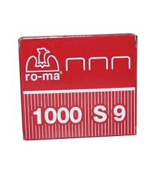 1 - MAESTRI 1000 pezzi Punti Ro-ma metallici S9 per spillatrice