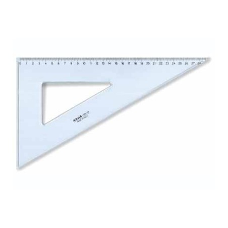 1 - ARDA Squadra da Disegno 25 cm 60 Gradi  28825SS