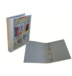 1 - VARI CANCELLERIA Raccoglitore CARTOREL 4 Anelli d.30mm - Bianco